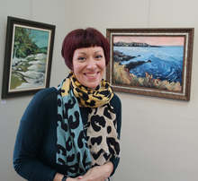 Художничката Владимира Йорданова от Плевен подари на почитателите си жизнерадостна изложба във времето на коронакризата