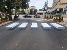 Перник има първата 3D пешеходна пътека