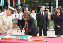 Първият в Старозагорска област ученически гвардейски отряд беше сформиран в Казанлък