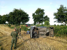 Военнослужещи от Пловдив са помогнали на пострадали цивилни в пътно произшествие