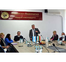 Посланикът на Република Аржентина Н.Пр. Алфредо Атанасоф гостува на Тракийския университет в Стара Загора