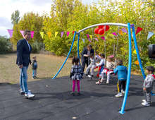 В пазарджишкото село Добровница е изградена нова детска площадка