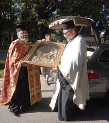 Чудотворната икона на Св. Богородица - Казанска пристигна за поклонение в Кюстендил