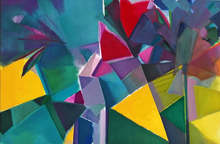 Художничката Дона Неделчева изследва усещането си за реални и въображаеми пространства, провокирани от конкретни и символични територии