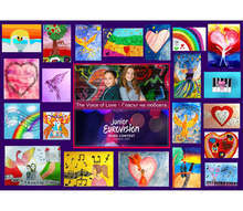 Млади таланти  сътвориха близо 100 рисунки по българската  песен  "Гласът на любовта" за детската Евровизия