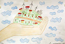 Изложба от детски рисунки, посветена на младежката червенокръстка организация, е подредена в Габрово