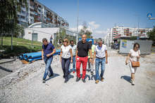 Изгражда се последният участък от бул. "Монтевидео"