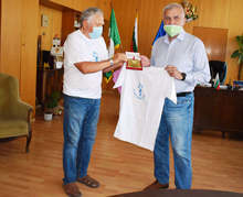 Кметът на Разград Денчо Бояджиев получи плакет от Спортен клуб "Спорт за всички"