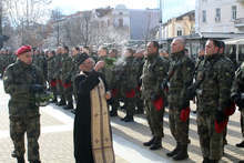 В Хасково бяха осветени бойните знамена на 31 механизиран батальон
