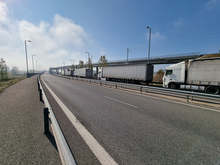 Временна организация на движението е въведена на Дунав мост 2 заради ремонтни дейности