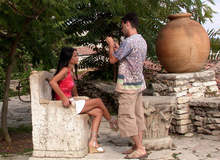 В архитектурно-парковия комплекс "Двореца" в Балчик са  регистрирани над 120 движими културни ценности