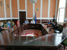 Кметът на Сливен е приел протестиращи срещу изграждането на велоалея на булевард в града