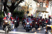 Силистренският клуб "Свободни мотористи" събра средства за болни деца с коледно благотворително каране