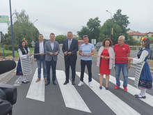 В Пазарджик беше открит ремонтираният околовръстен път и  участъкът до границата с област Пловдив