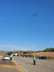 Специализирана полицейска акция тече на магистрала "Марица" край Любимец