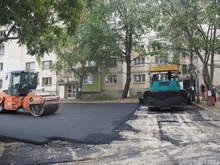 Община Разград асфалтира улици и паркинги в неремонтираната част на жк "Орел"