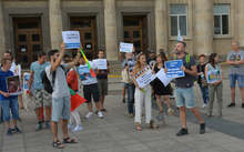 Протест срещу управлението на България има за седма вечер в Русе