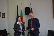 Почетна значка на община Монтана получи дългогодишна деятелка на културата