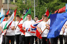 През последните 22 години във Велико Търново Денят на Европа се отбелязва с парад на знамената на държавите от ЕС