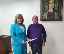 Проведена е работна среща на силистренския областен управител с почетния консул на Румъния в Силистра