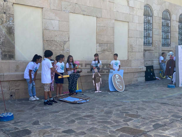 Деца създадоха пърформанс, вдъхновен от експозициите на Русенския музей