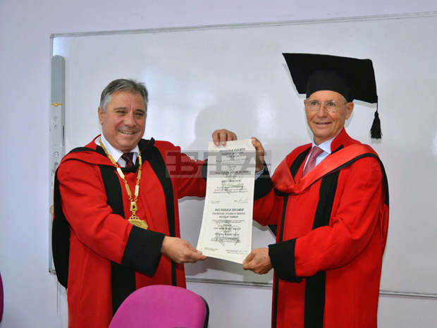 Проф.д.ик.н. инж.Николай Михайлов е новият Доктор Хонорис Кауза на Тракийския университет - Стара Загора