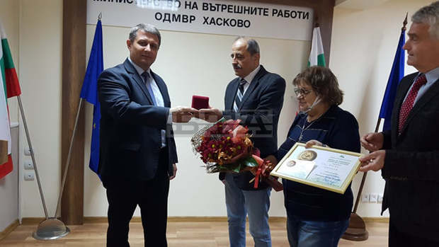 Директорът на ОД на МВР - Хасково е отличен с медал от Тракийското дружество