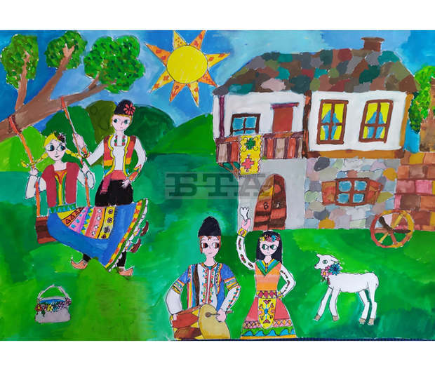 Деветгодишна художничка от Плевен спечели първа награда на междунарден конкурс в Италия