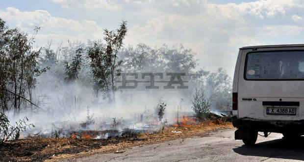 Пожар е възникнал на територията на община Димитровград