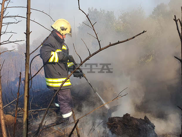 Овладян е пожарът до хасковското село Нова Надежда