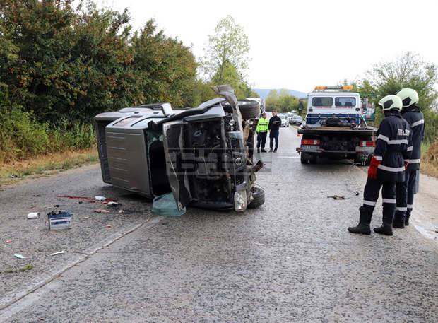 Заради катастрофа временно е затворен пътят Велико Търново - Габрово
