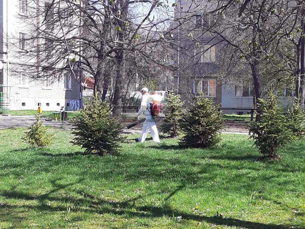Продължава извършването на обработки на зелени площи срещу кърлежи Продължава извършването на обработки на зелени площи срещу кърлежи