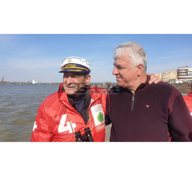 "Лодката на Свободата", плаваща под флага на БСП,  спря и в Никопол