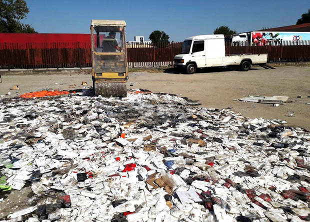 В Свиленград са унищожени хиляди фалшификати на маркови стоки