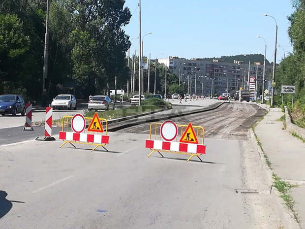 Въвежда се временна организация на движение на източния вход на Перник Въвежда се временна организация на движение на източния вход на Перник