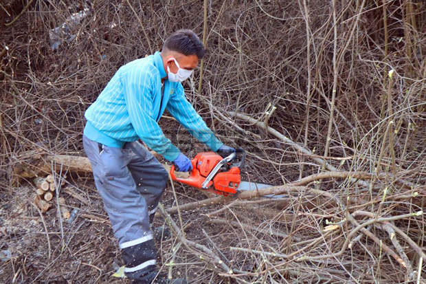 Перник се почиства с маски и ръкавици