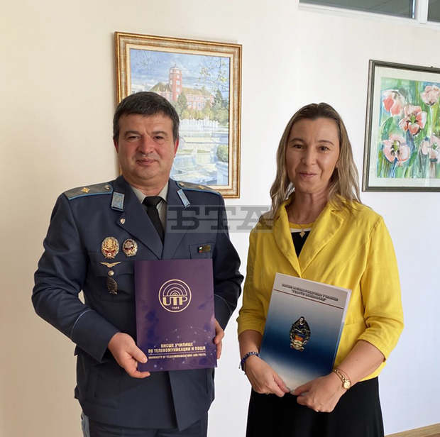 ВВВУ "Георги Бенковски" и Висшето училище по телекомуникации и пощи подписаха меморандум за сътрудничество