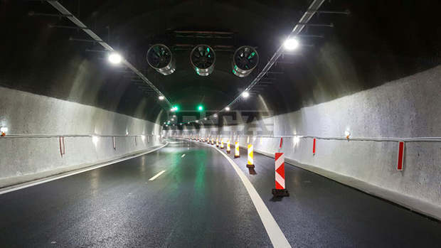 За три часа тази нощ ще бъде ограничено преминаването в тръбата за Варна на тунел "Витиня" на АМ "Хемус"