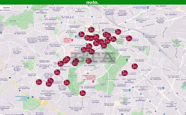Услуга за споделено използване на велосипед има вече в София