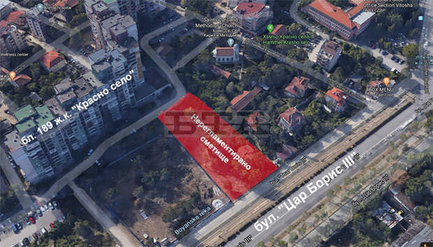 Осем самосвала с отпадъци са изхвърлени от нерегламентирано сметище в "Красно село" в столицата