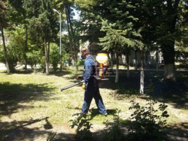 Започна извършването на обработките срещу кърлежи на паркове и градини в София Започна извършването на обработките срещу кърлежи на паркове и градини в София