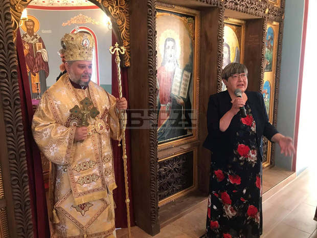 Старозагорският митрополит Киприан освети храм "Св. Атанасий" в село Виден
