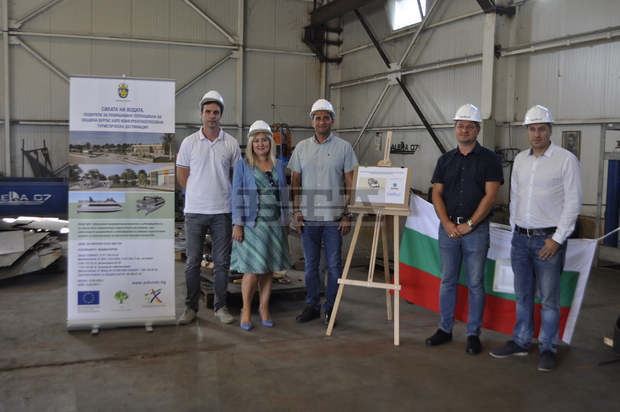 Започна изграждането на новия кораб на Община Бургас