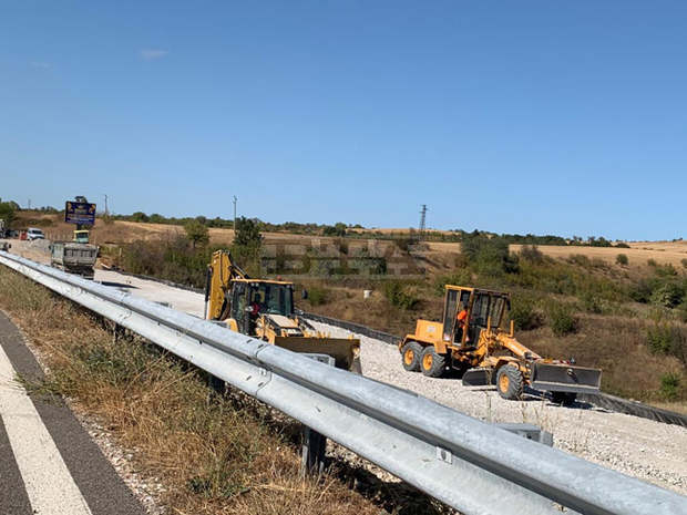 Превантивен ремонт се извършва на 2,3-километров участък от магистрала "Марица"