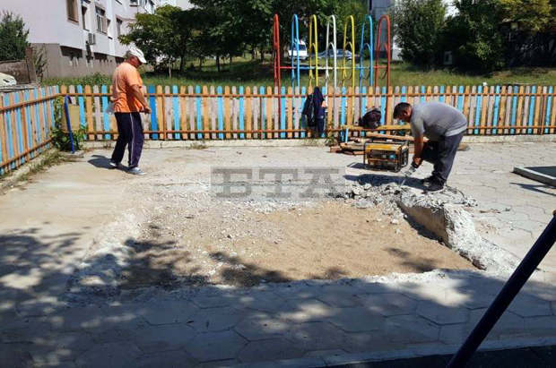 В Благоевград премахват пясъчниците от детските площадки В Благоевград премахват пясъчниците от детските площадки