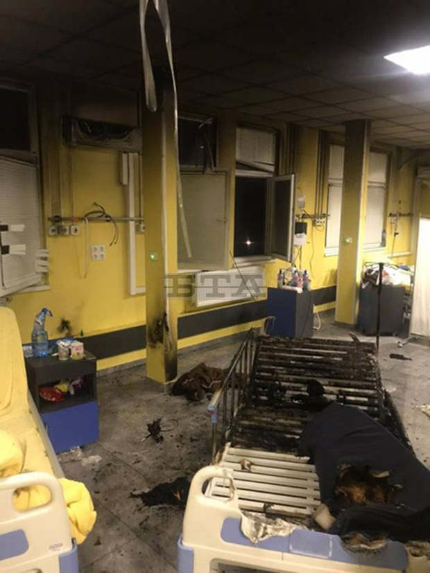 Пациентка предизвика пожар в ковид отделението на Университетската болница "Медика" в Русе