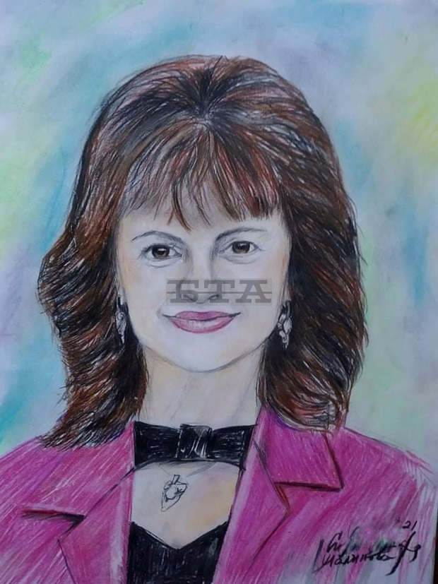 Ученици от Търговище рисуваха портрети на свои учители - съвременни будители