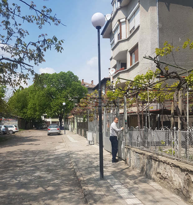 Още две улици в район "Южен" в Пловдив са с улично осветление Още две улици в район "Южен" в Пловдив са с улично осветление