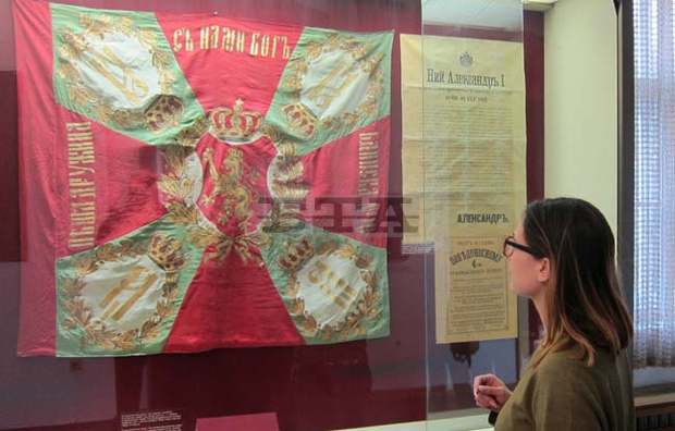Музеят в Плевен показва бойно знаме, свързано с исторически за България битки