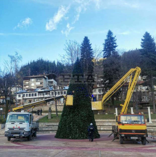 Светлините на Коледната елха в Смолян светват на 8 декември
